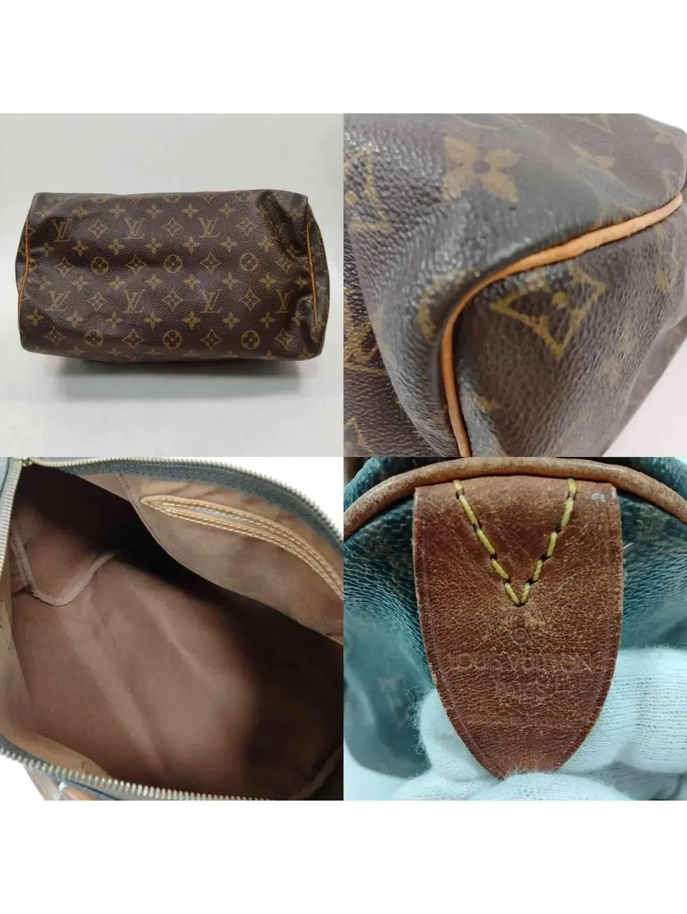 $1550 1991 Louis Vuitton Monogram Speedy 30 VI0961